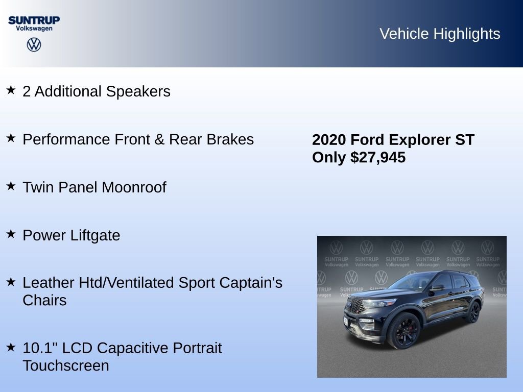 Used 2020 Ford Explorer ST w/ ST Street Pack image 16