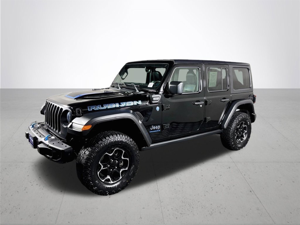 Used 2023 Jeep Wrangler Unlimited Rubicon 4xe w/ Steel Bumper Group AWD/4WD image 2