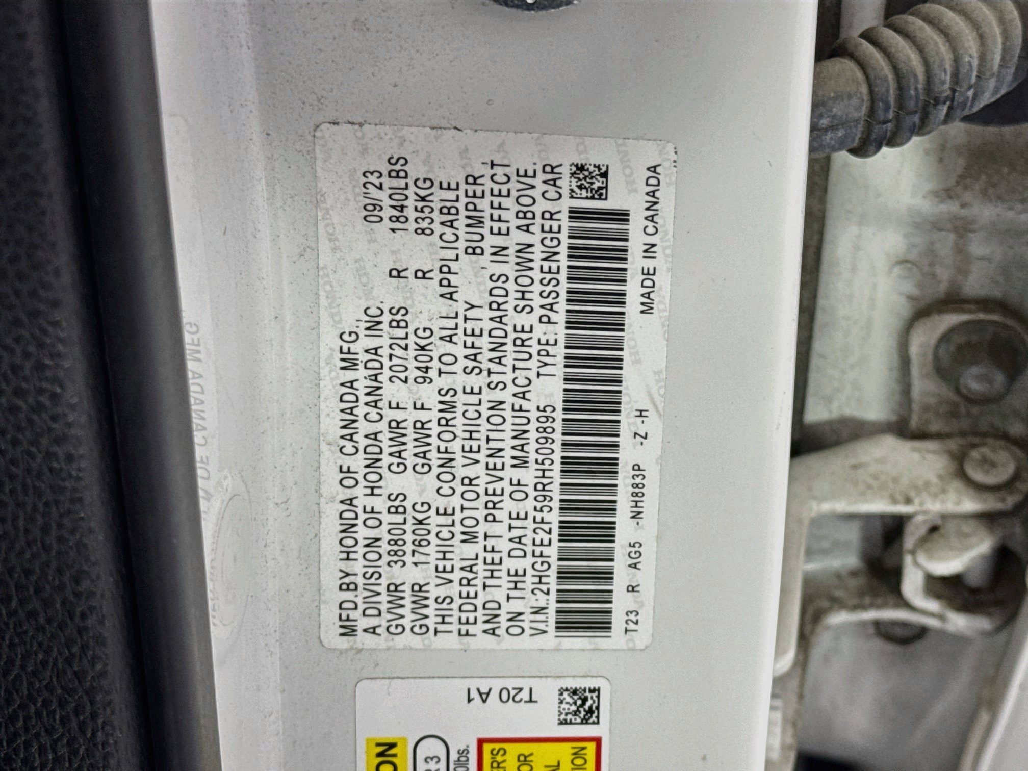Certified 2024 Honda Civic Sport image 29