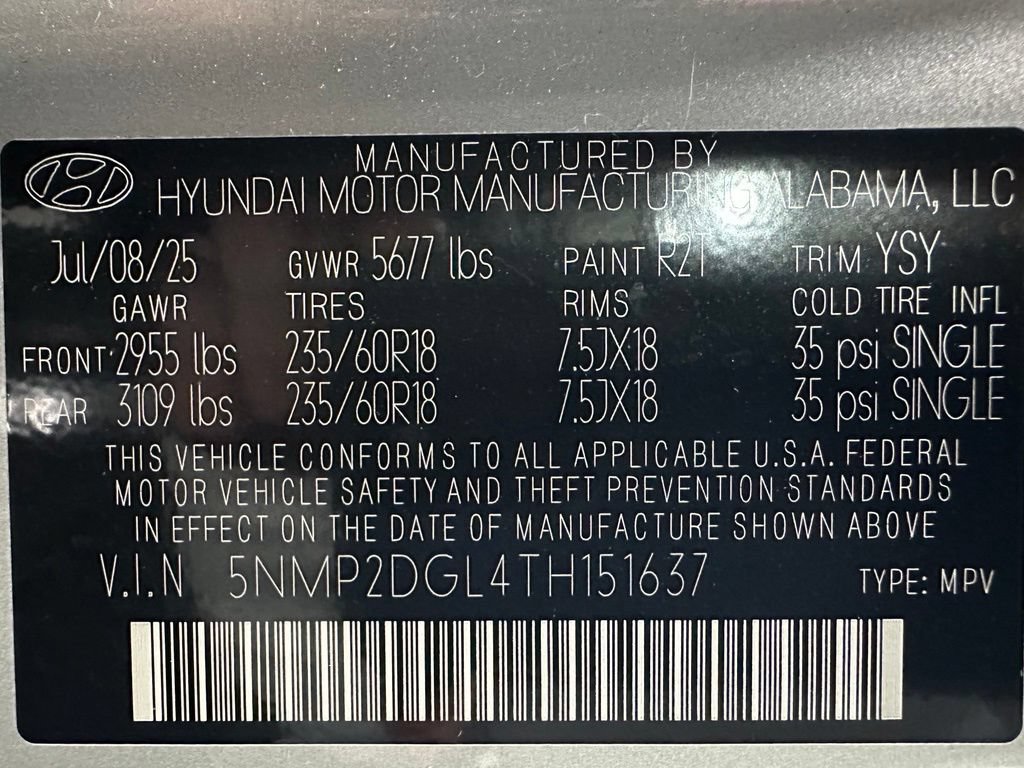 Used 2026 Hyundai Santa Fe SEL AWD/4WD image 11