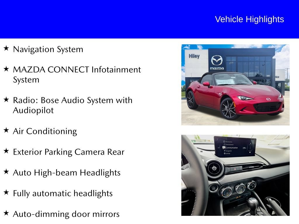 New 2026 MAZDA MX-5 Miata Grand Touring RWD image 9