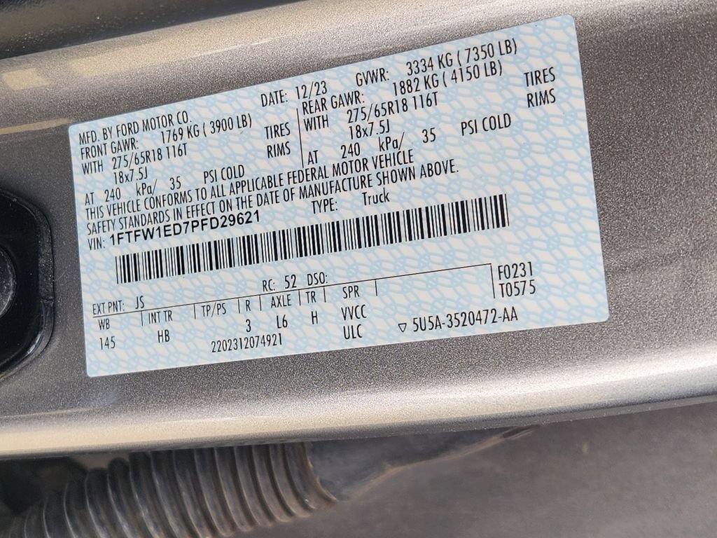 Used 2023 Ford F150 Lariat w/ Trailer Tow Package AWD/4WD image 32