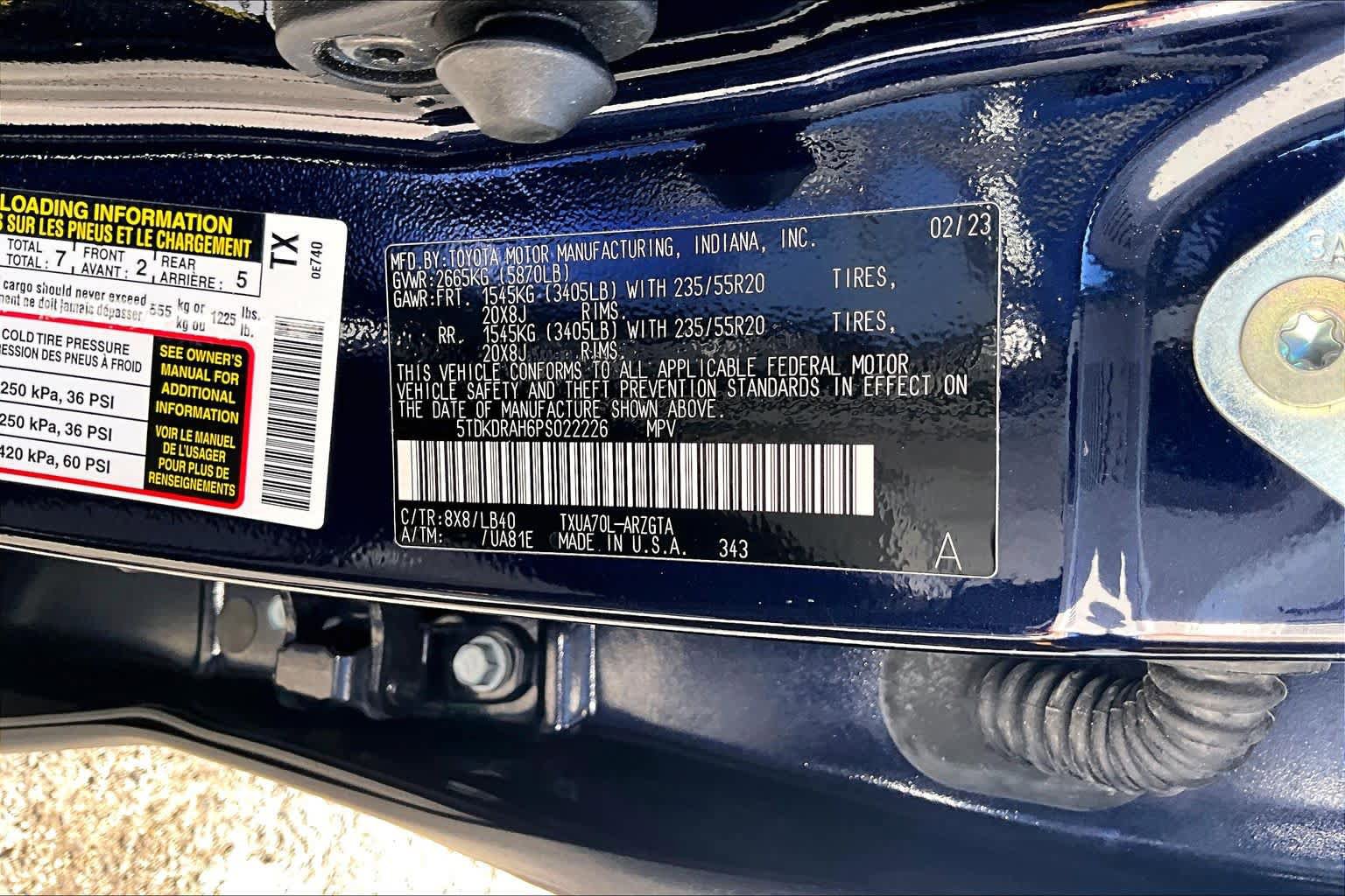 Used 2023 Toyota Highlander Limited FWD image 50