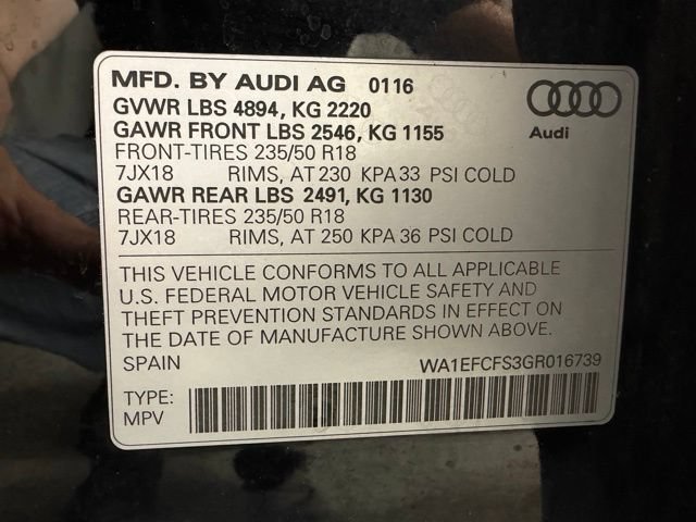 Used 2016 Audi Q3 2.0T Premium Plus w/ Technology Package AWD/4WD image 33