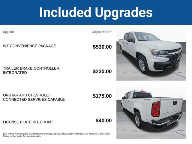 Used 2021 Chevrolet Colorado W/T w/ WT Convenience Package AWD/4WD image 5