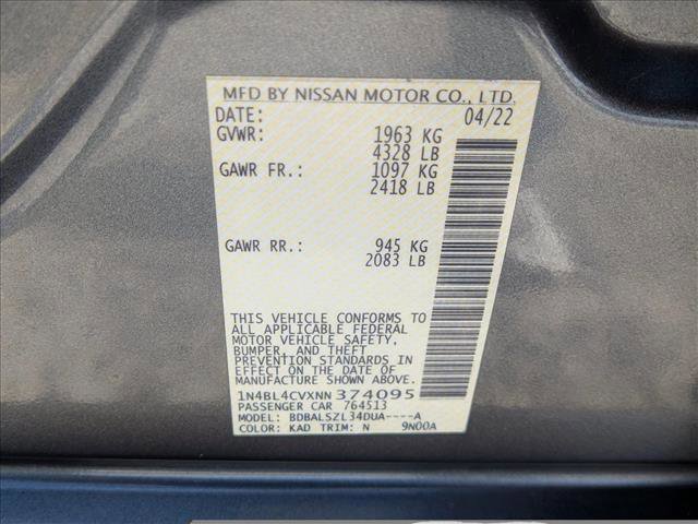 Used 2022 Nissan Altima 2.5 SR FWD image 23