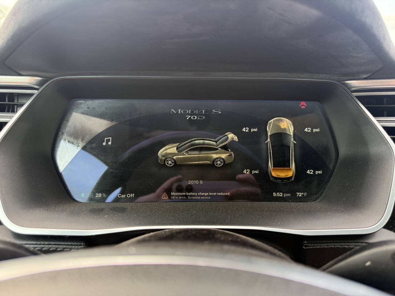 Used 2015 Tesla Model S 70D AWD/4WD image 21