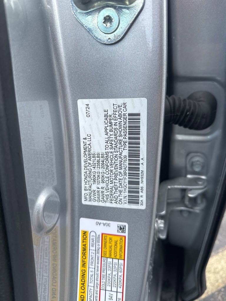 Used 2024 Honda Accord EX image 25