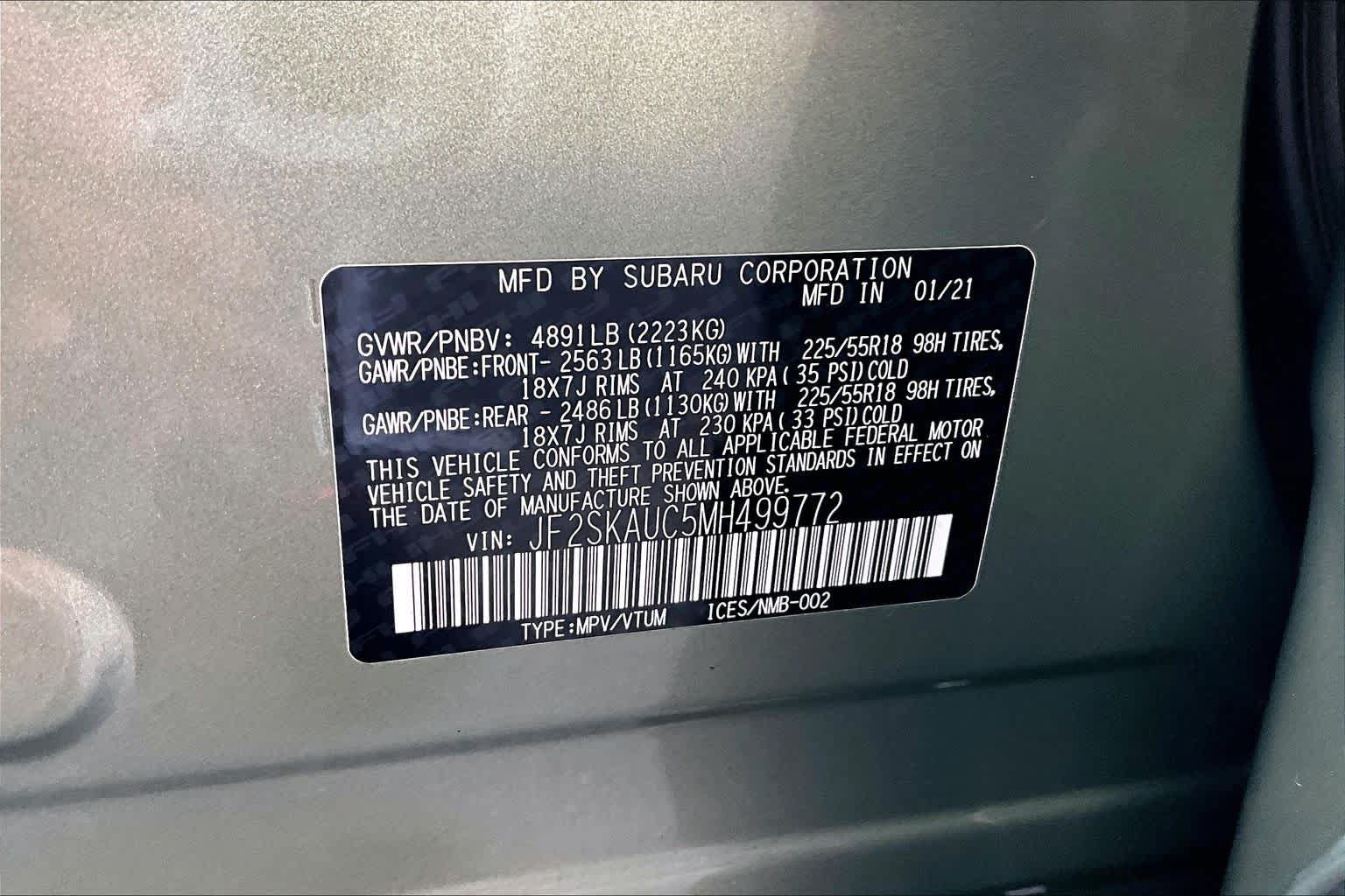 Used 2021 Subaru Forester Limited AWD/4WD image 36