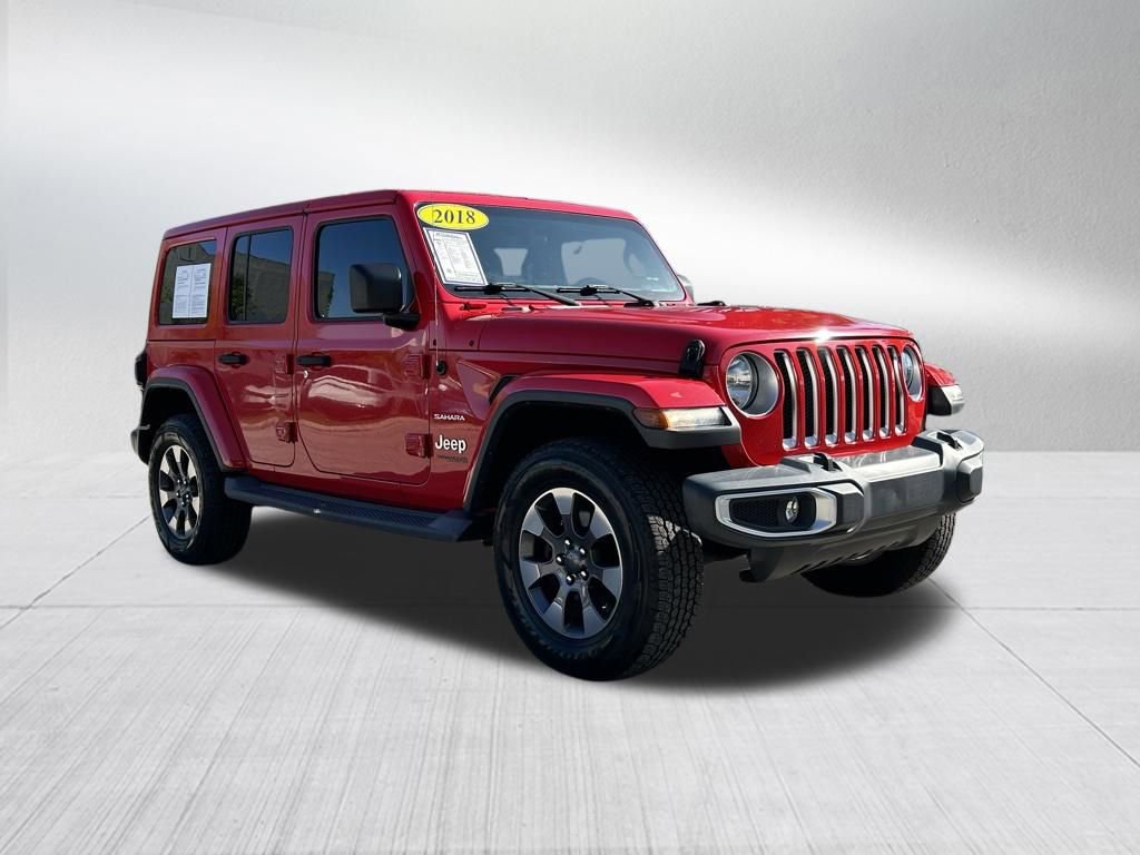 Used 2018 Jeep Wrangler Unlimited Sahara AWD/4WD image 3