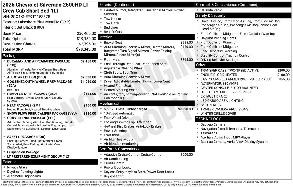 New 2026 Chevrolet Silverado 2500 LT AWD/4WD image 9