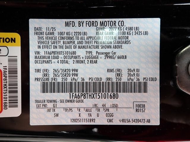 New 2026 Ford Mustang Premium RWD image 16