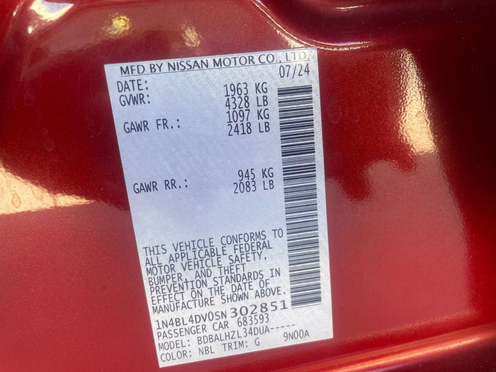 Used 2025 Nissan Altima 2.5 SV FWD image 28