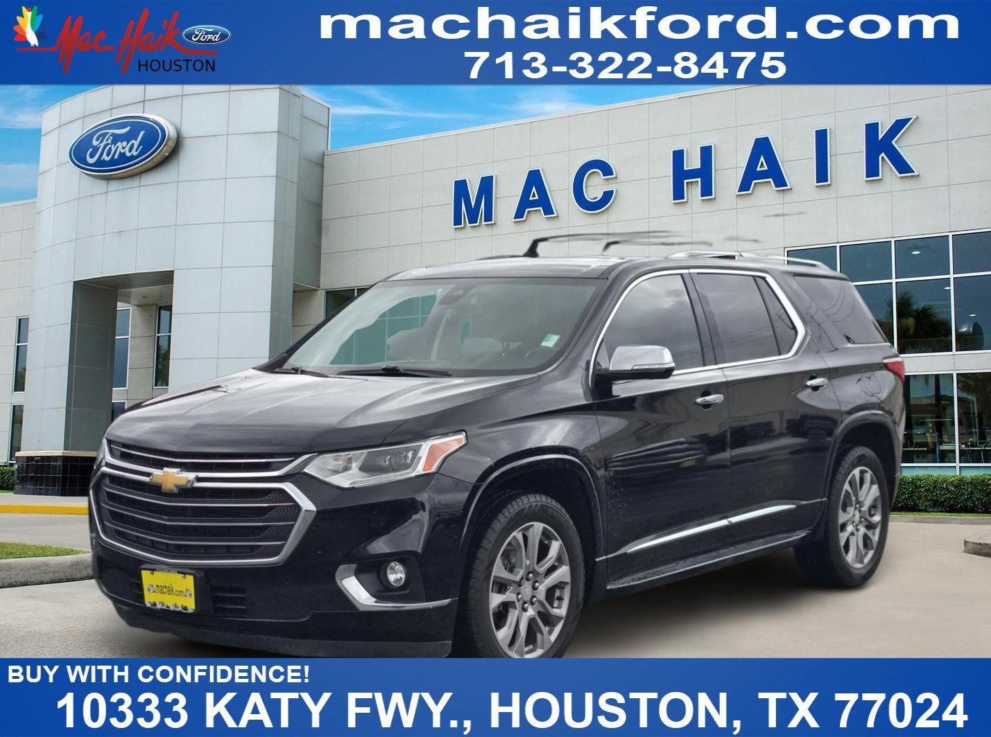 Used 2019 Chevrolet Traverse Premier w/ LPO, 'HIT The Road' Package image 1