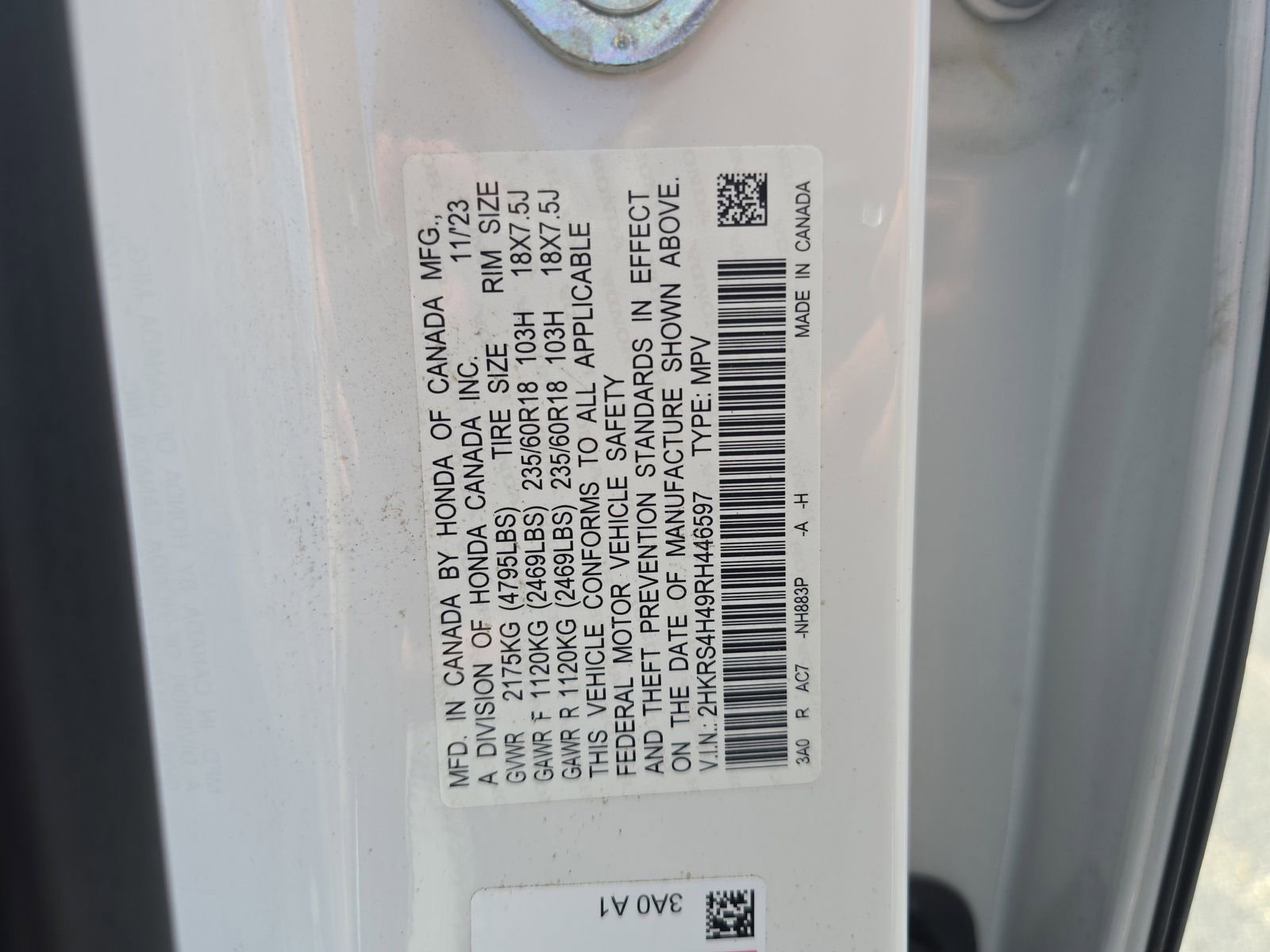 Certified 2024 Honda CR-V EX image 30