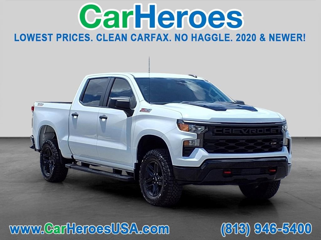 Used 2024 Chevrolet Silverado 1500 Custom Trail Boss AWD/4WD image 1