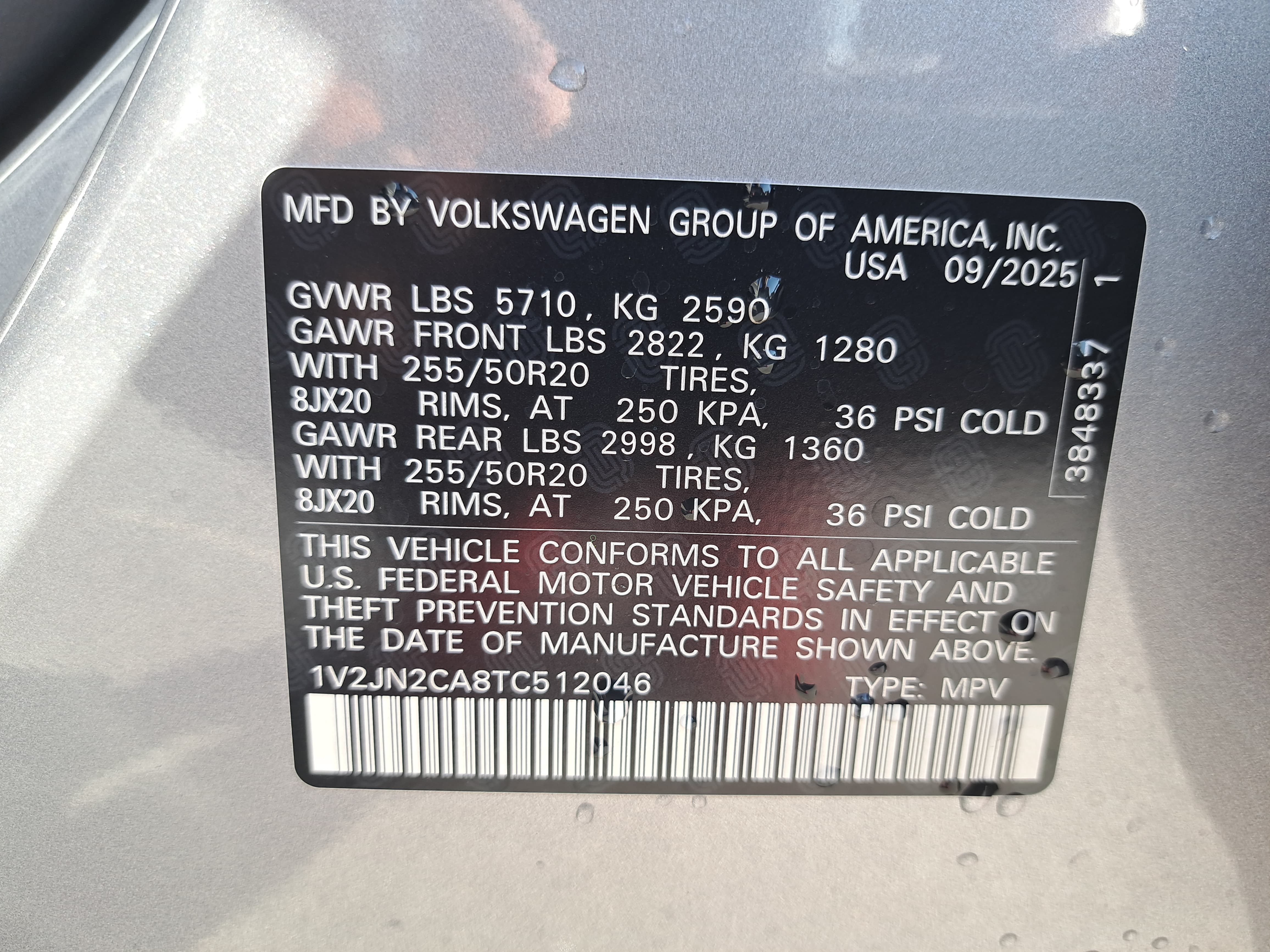 New 2026 Volkswagen Atlas SE FWD image 35