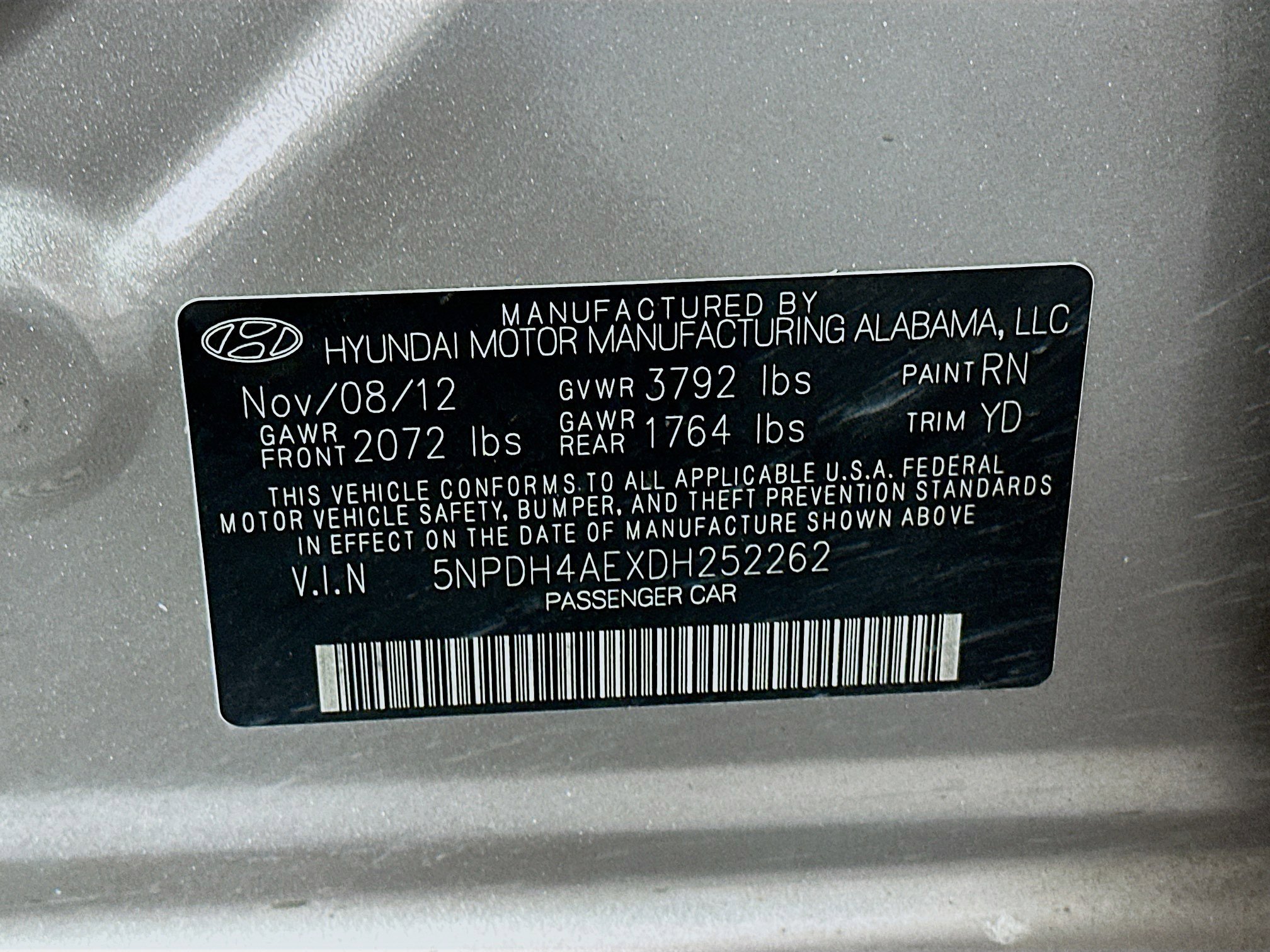 Used 2013 Hyundai Elantra GLS w/ Preferred Pkg image 12