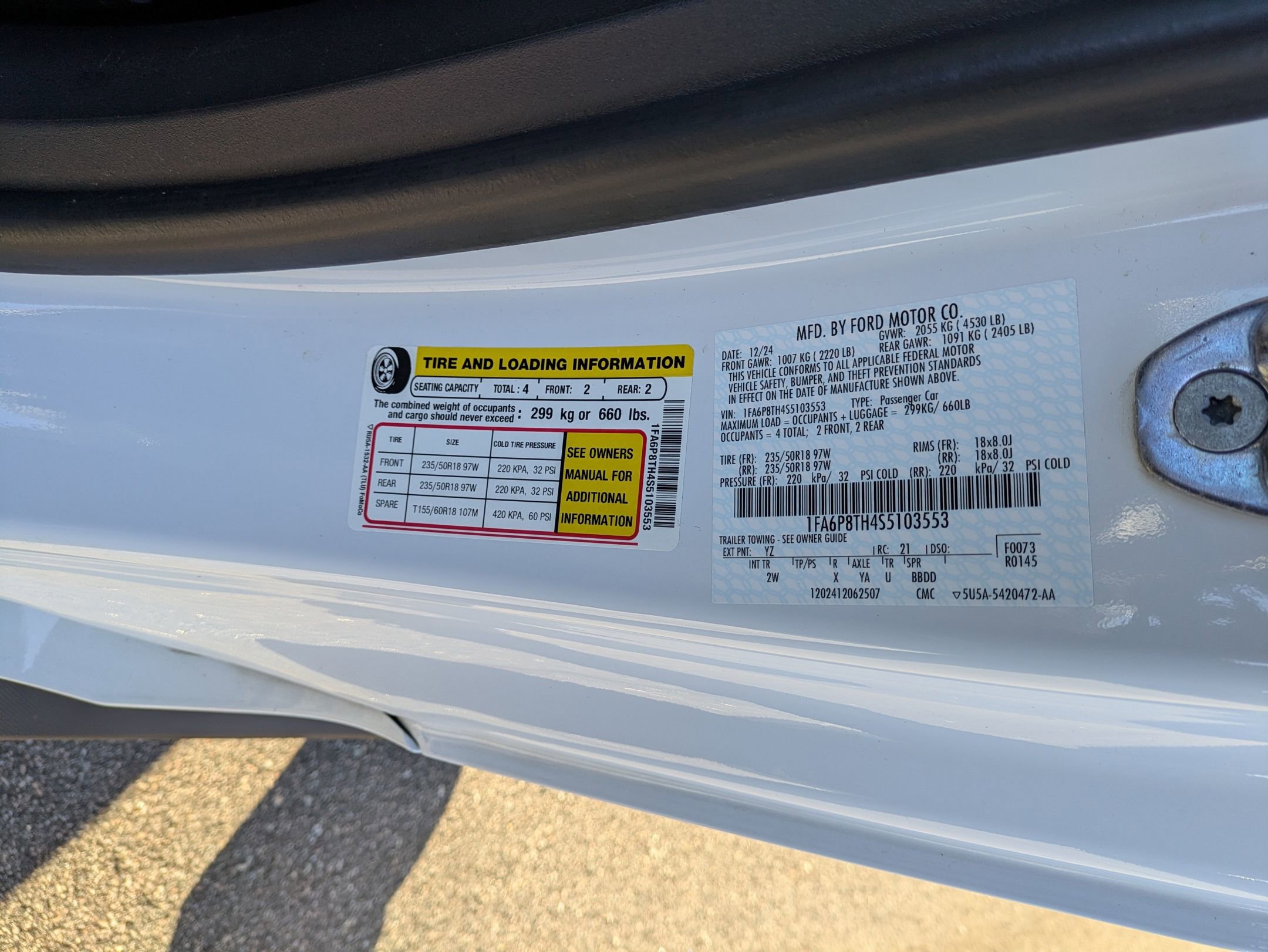 Certified 2025 Ford Mustang Coupe image 37