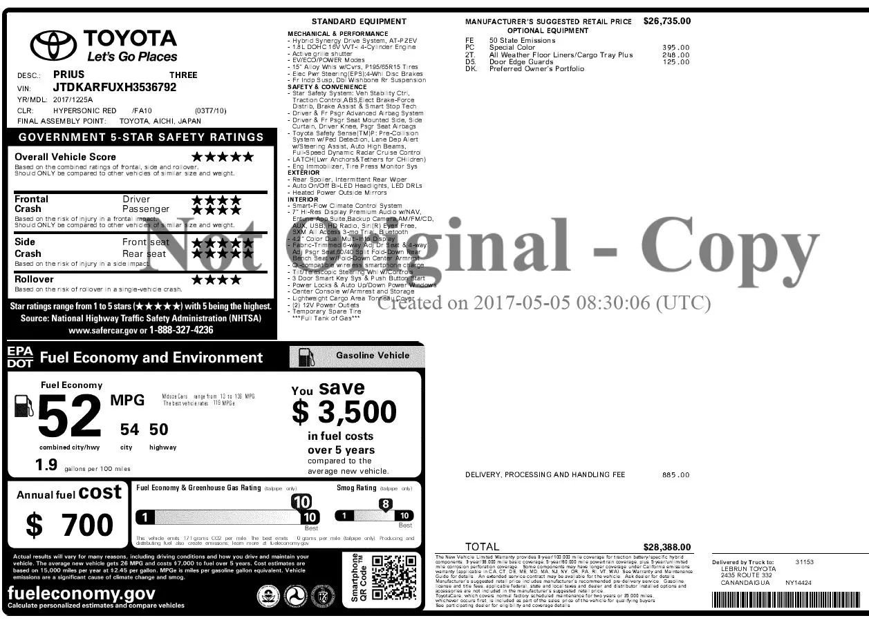 Used 2017 Toyota Prius Three image 32