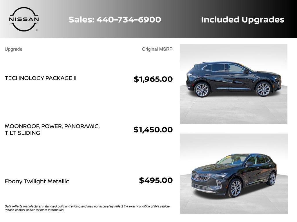 Used 2021 Buick Envision Avenir w/ Technology Package II image 6