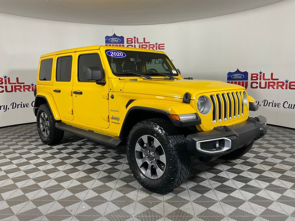 Used 2020 Jeep Wrangler Unlimited Sahara AWD/4WD video 1