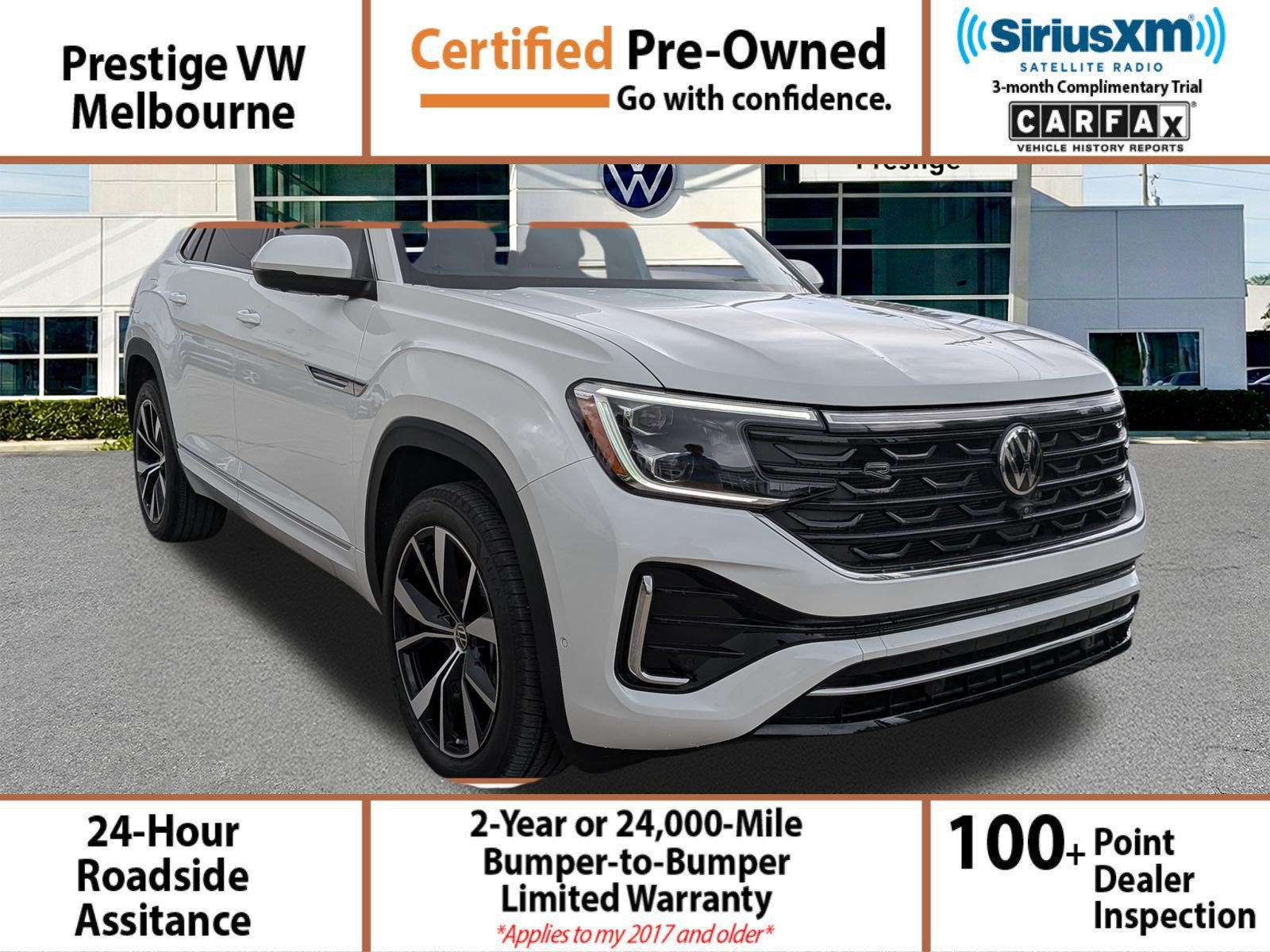 Certified 2024 Volkswagen Atlas Cross Sport SEL Premium R-Line