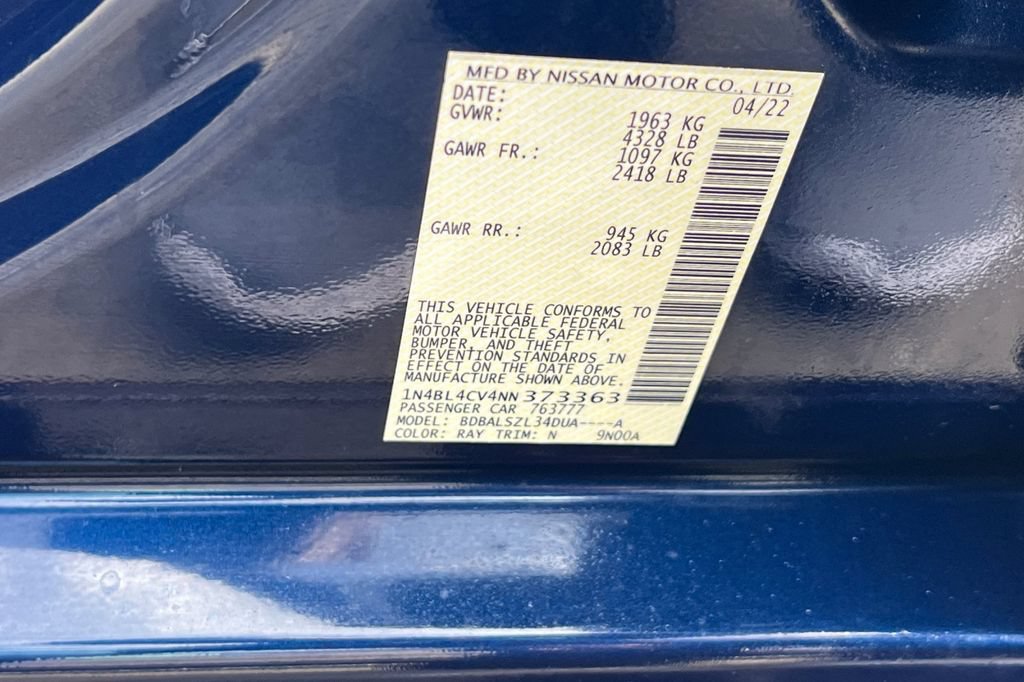 Used 2022 Nissan Altima 2.5 SR FWD image 31