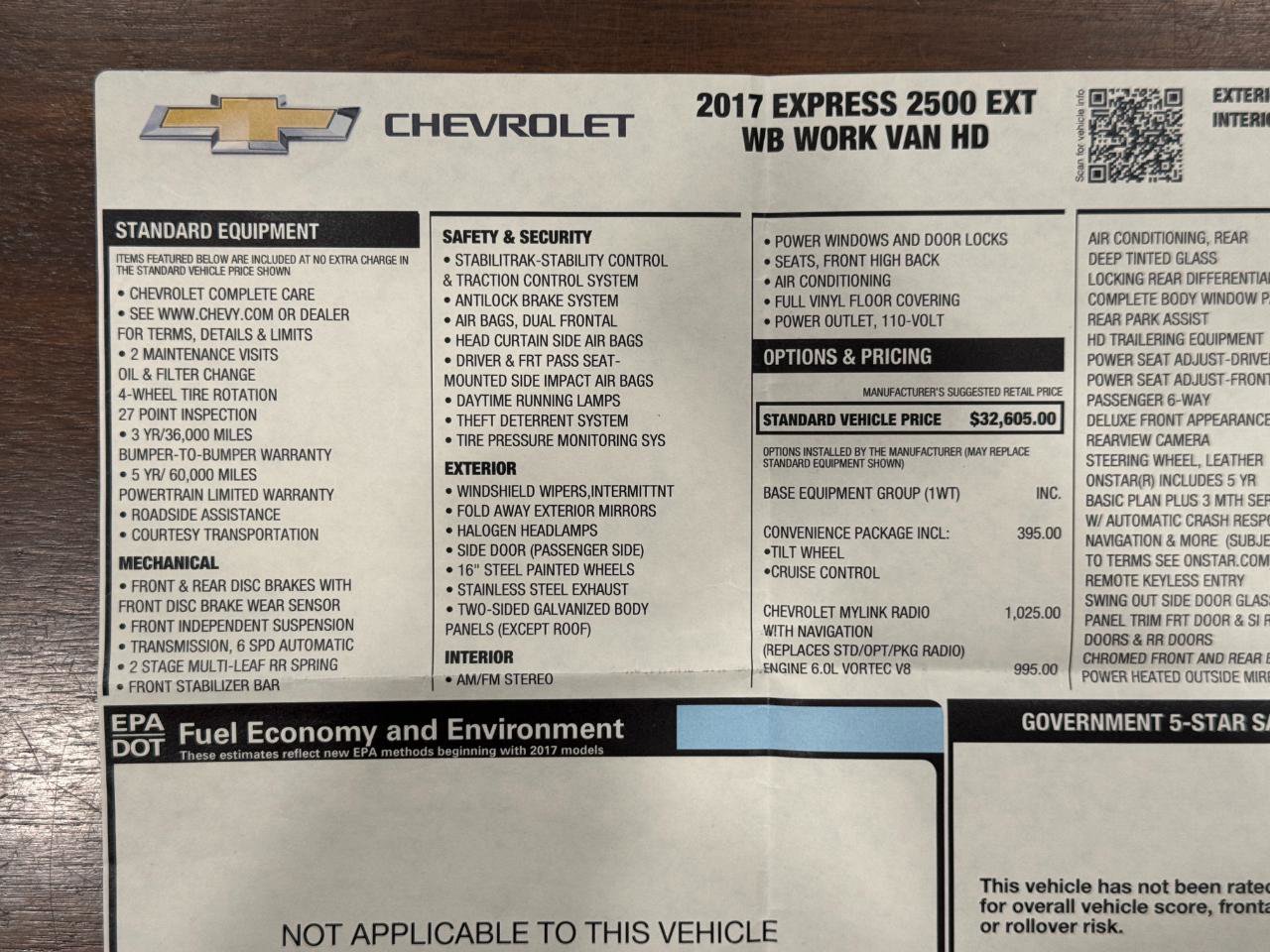 Used 2017 Chevrolet Express 2500 Extended RWD image 55
