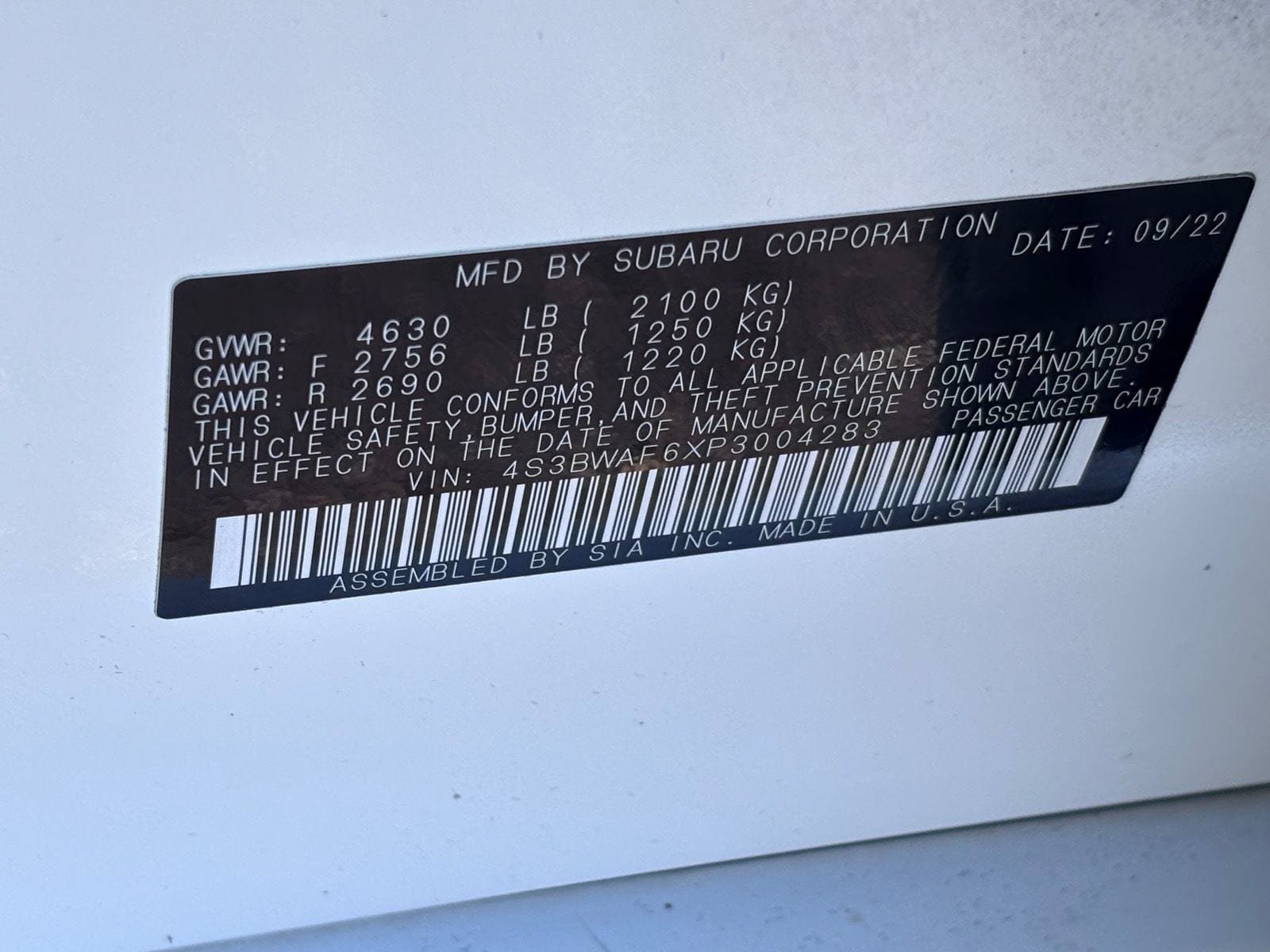 Used 2023 Subaru Legacy Premium AWD/4WD image 35