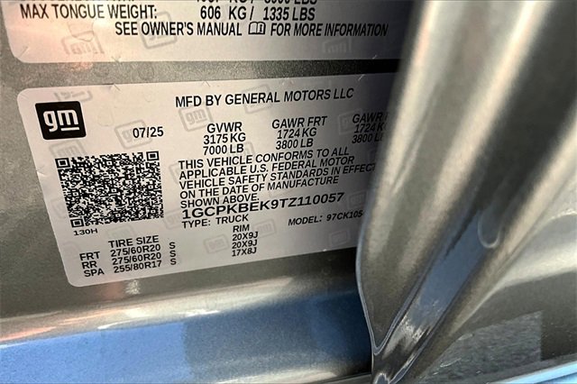 New 2026 Chevrolet Silverado 1500 Custom w/ Turbomax Blackout Package image 13