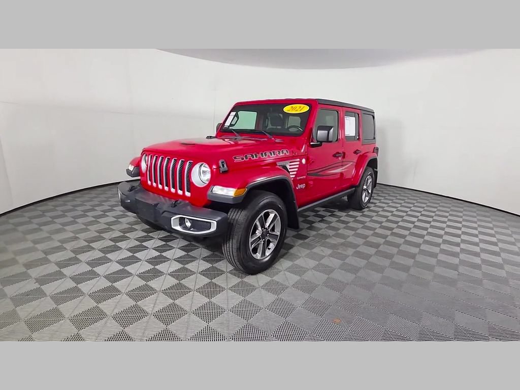 Used 2021 Jeep Wrangler Unlimited Sahara AWD/4WD image 50