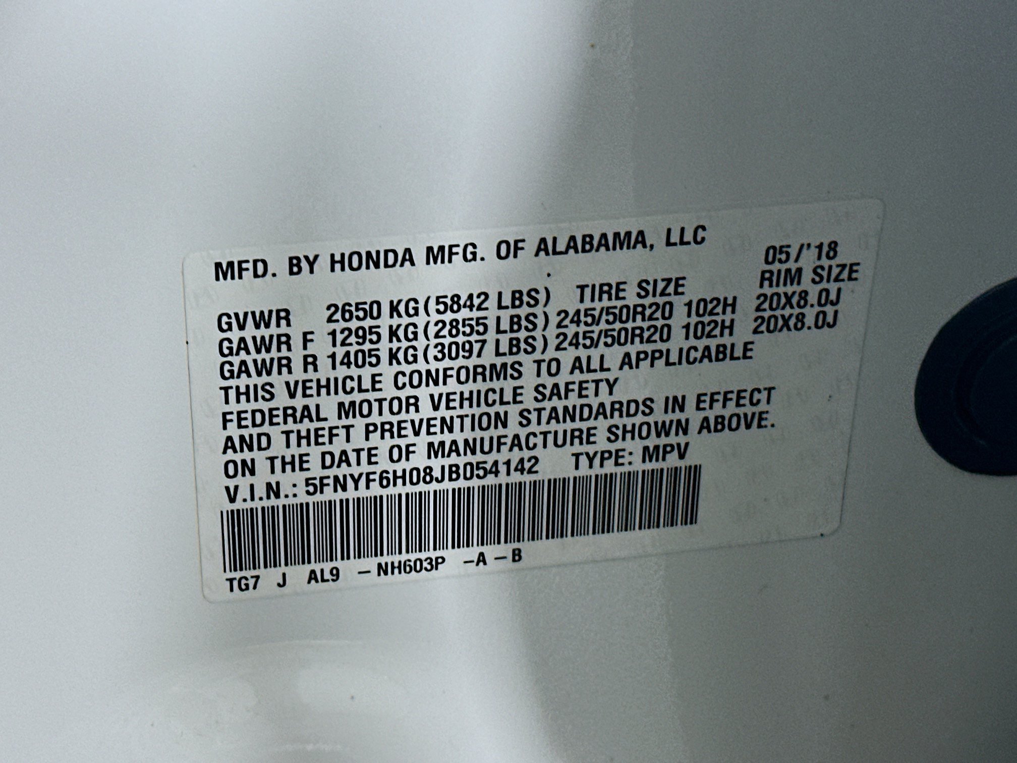 Used 2018 Honda Pilot Elite image 12
