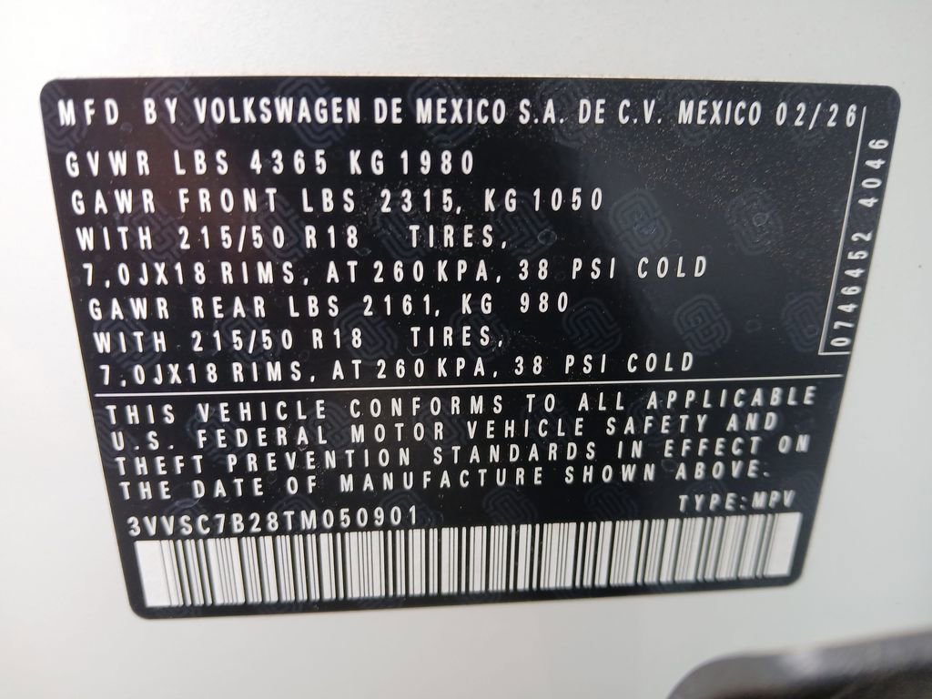 New 2026 Volkswagen Taos SE image 28