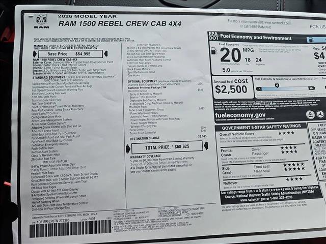 New 2026 RAM 1500 Rebel w/ Bed Utility Group image 18