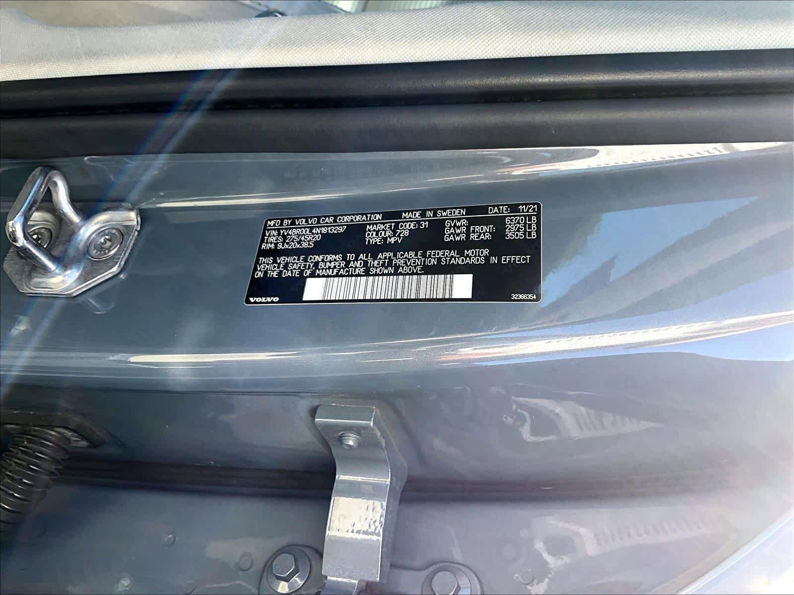 Used 2022 Volvo XC90 T8 Inscription w/ Advanced Package AWD/4WD image 35