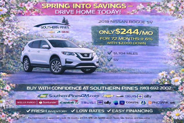 Used 2018 Nissan Rogue SV image 2