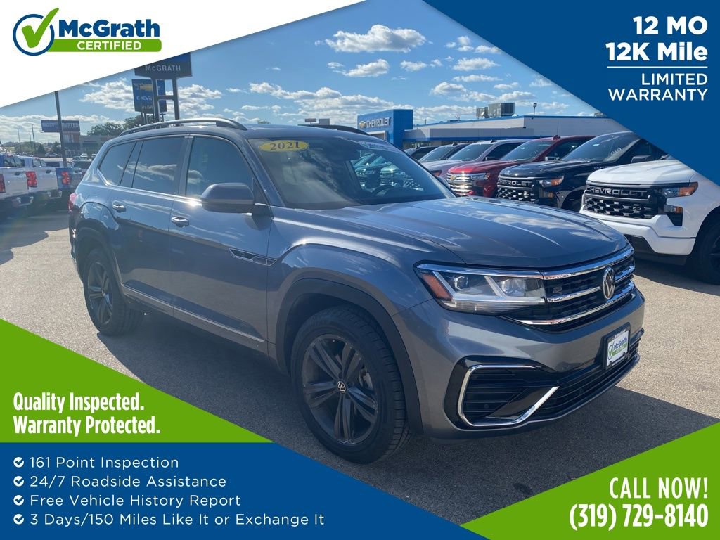 Used 2021 Volkswagen Atlas SE w/ Panoramic Sunroof Package