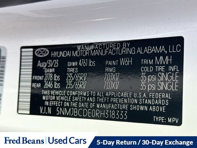 Used 2024 Hyundai Tucson SEL AWD/4WD image 25