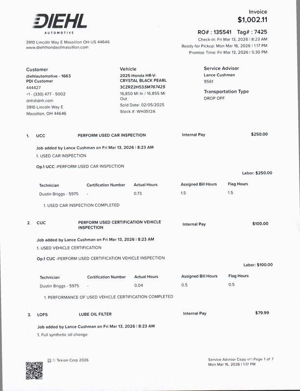 Used 2025 Honda HR-V Sport image 30