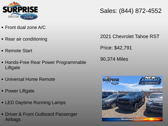Used 2021 Chevrolet Tahoe RST AWD/4WD image 19
