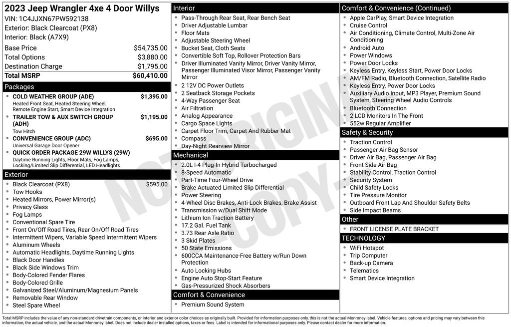 Used 2023 Jeep Wrangler Unlimited w/ Cold Weather Group image 17