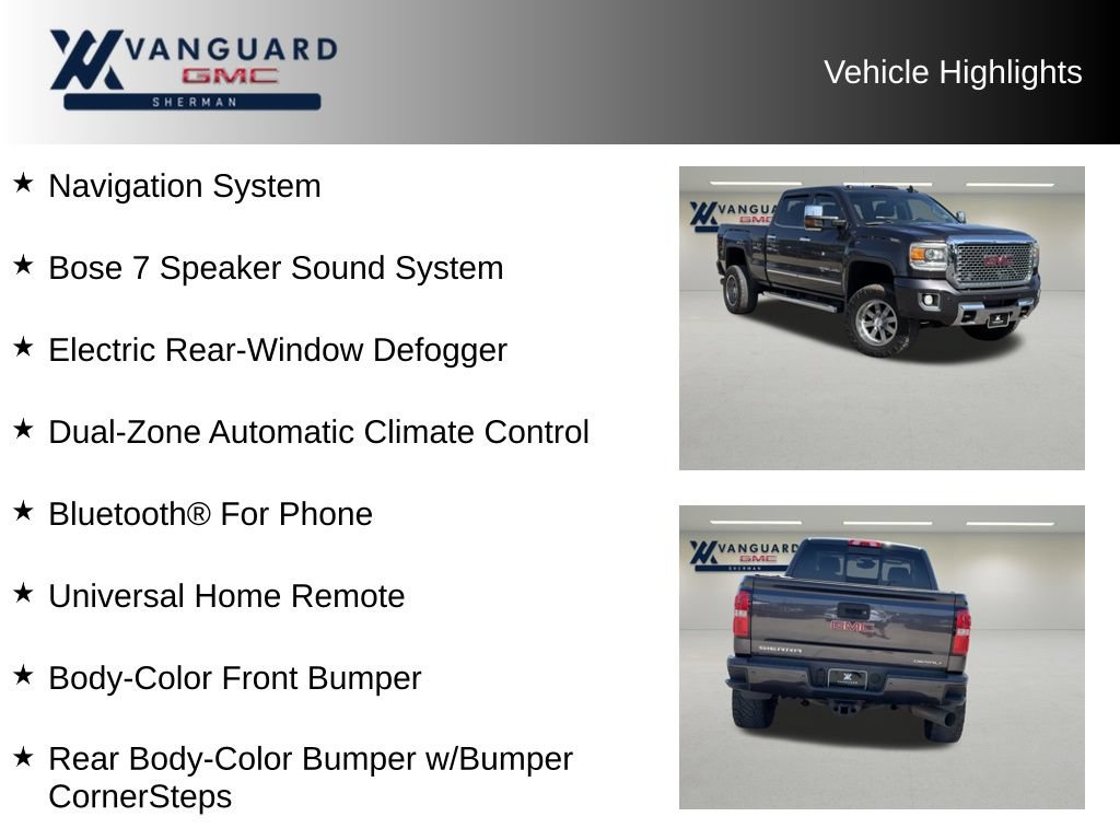 Used 2016 GMC Sierra 2500 Denali w/ Driver Alert Package AWD/4WD image 10