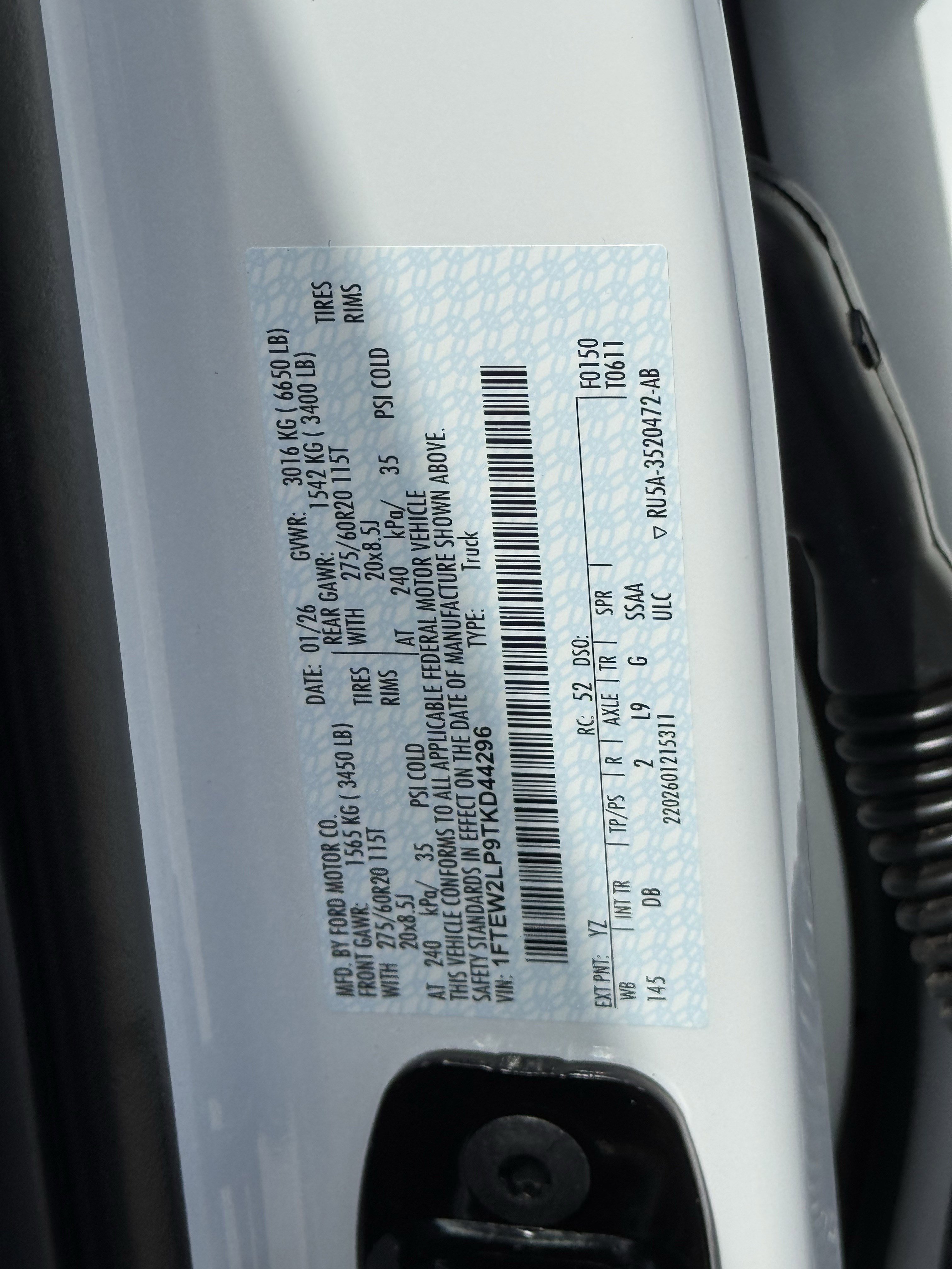 New 2026 Ford F150 STX w/ Equipment Group 200A AWD/4WD image 22
