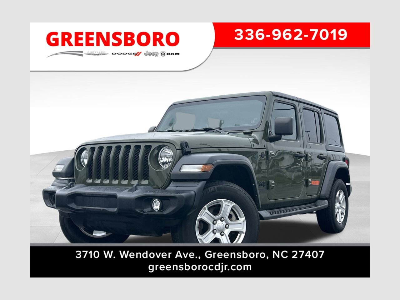 Used 2021 Jeep Wrangler Unlimited Sport S