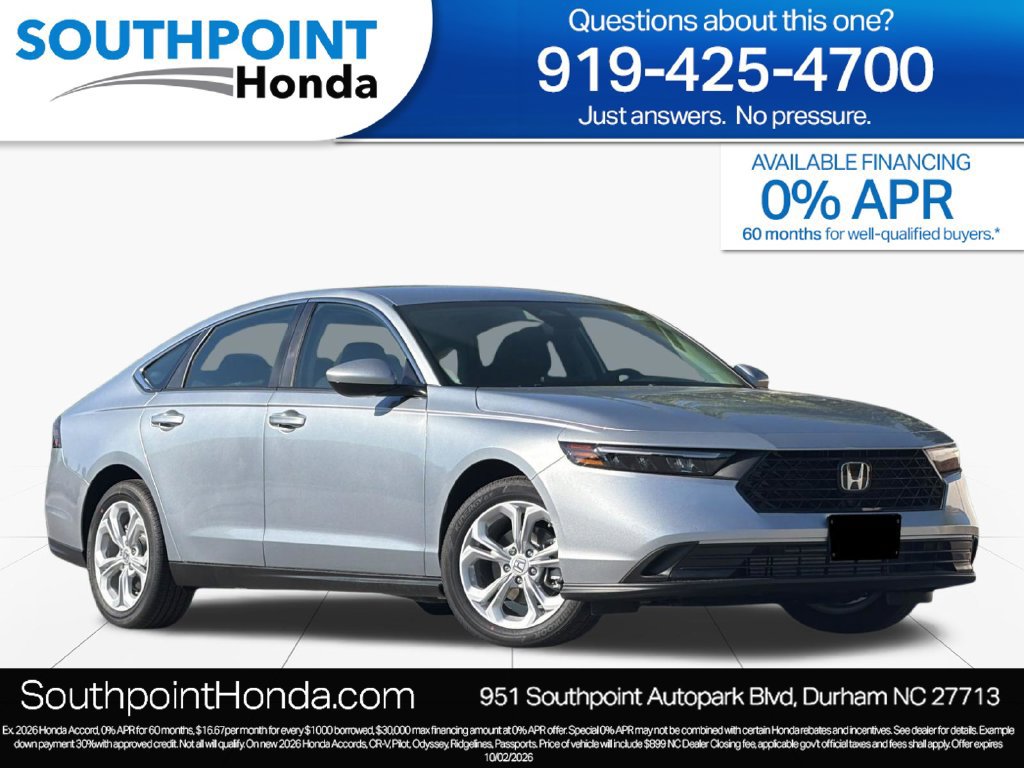 New 2026 Honda Accord LX image 1