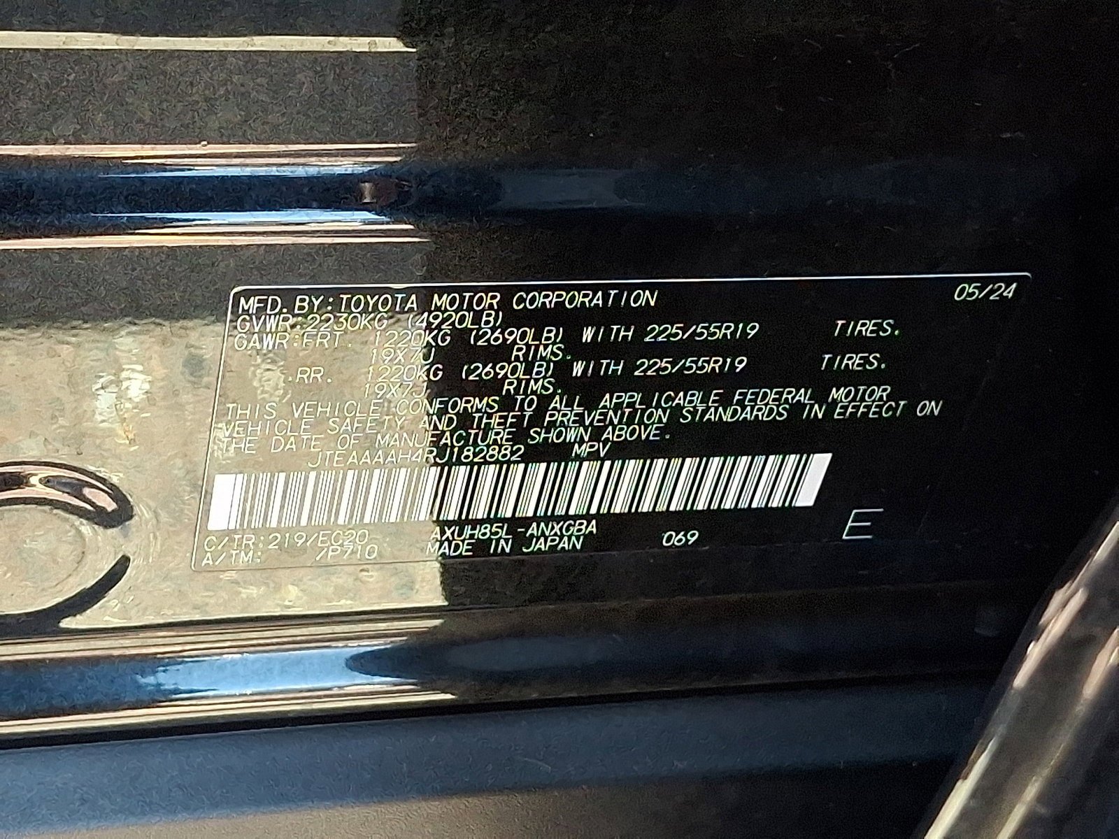 Certified 2024 Toyota Venza Nightshade AWD/4WD image 26