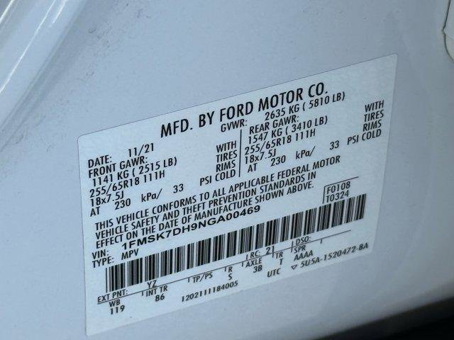 Used 2022 Ford Explorer XLT image 33