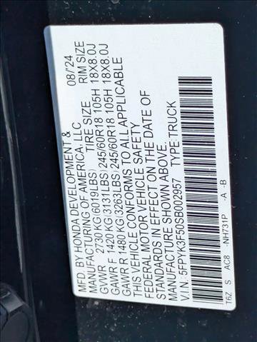 Used 2025 Honda Ridgeline RTL image 25