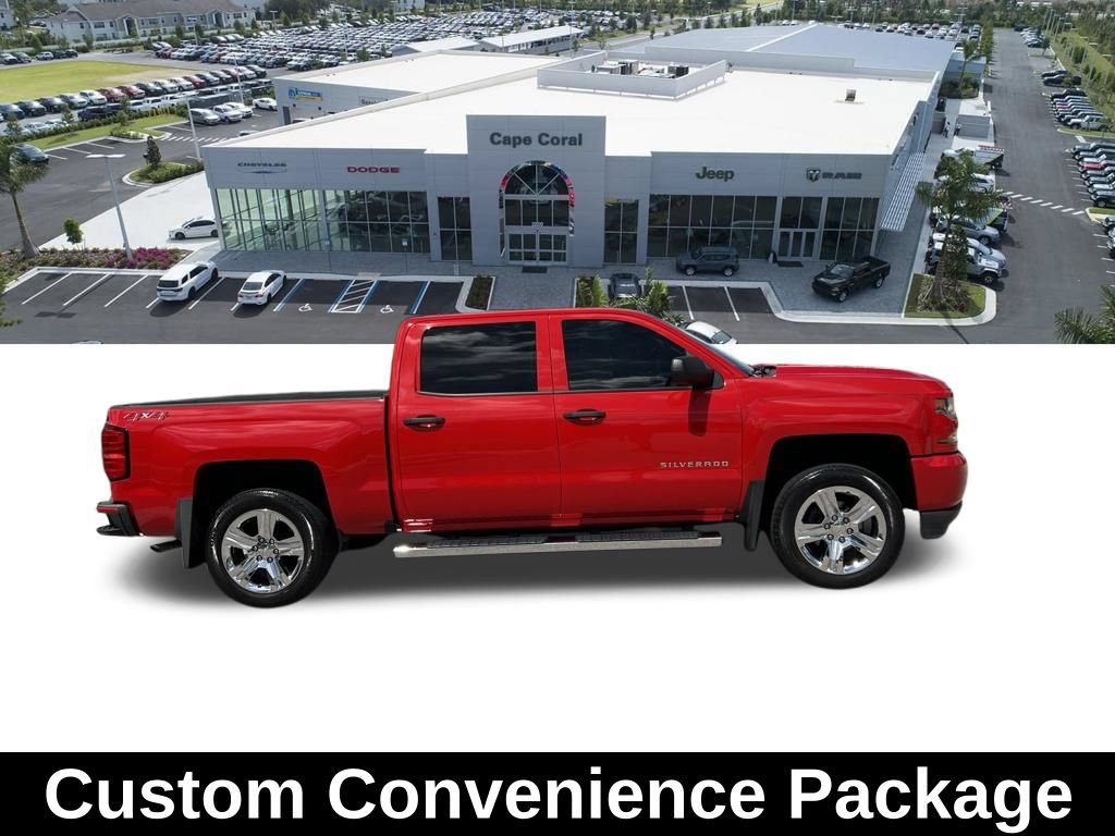 Used 2018 Chevrolet Silverado 1500 Custom w/ Custom Value Package AWD/4WD image 4